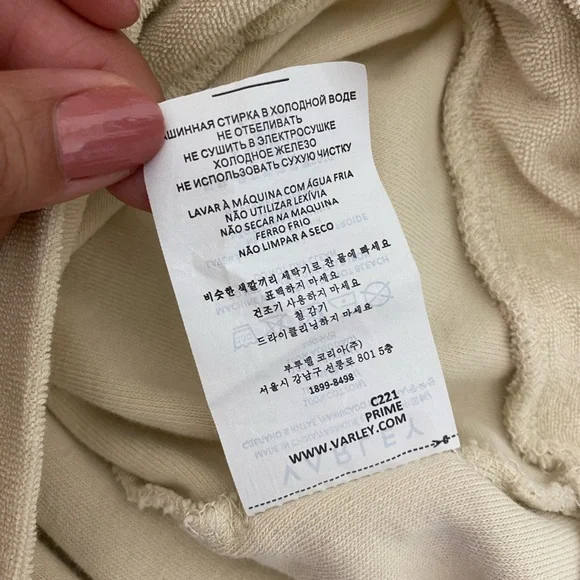 Varley sweatshirt cream color - Picture 10 of 10